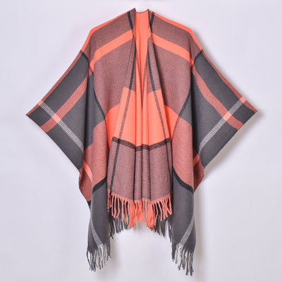 Chal con Borlas y Diseño Escocés Jacquard - Image 6