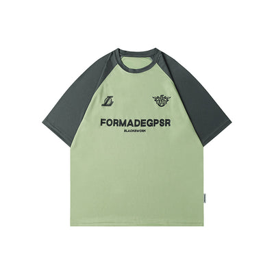 Camiseta Estampado Patchwork Retro Manga Corta - Image 6