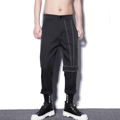 Pantalones Casuales Hombre Estilo Coreano Ajustados Otoño - Image 7