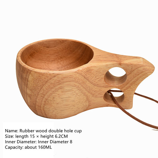 Vaso Portátil de Madera Nórdica con Asa - Diseño Creativo - Image 12