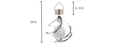 Lámpara Solar LED Giratoria con Campana de Viento - Decoración Exterior Inteligente - Image 9