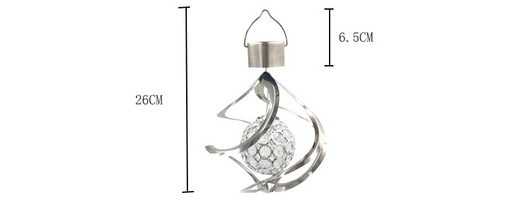 Lámpara Solar LED Giratoria con Campana de Viento - Decoración Exterior Inteligente - Image 9