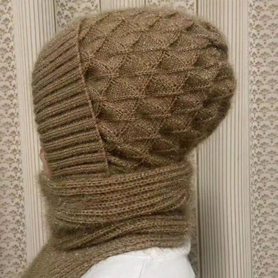Gorro Tejido de Terciopelo para Mujer - Diseño Viral Cálido y Elegante - Image 9