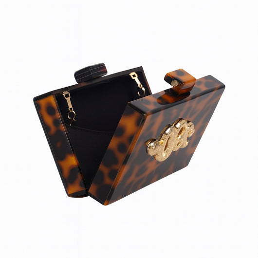 Clutch Estampado Leopardo en Acrílico - Image 9