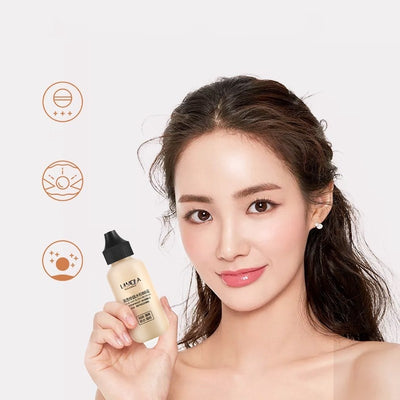 Base Líquida Facial Cobertura Total - BB Cream Hidratante Control de Brillo