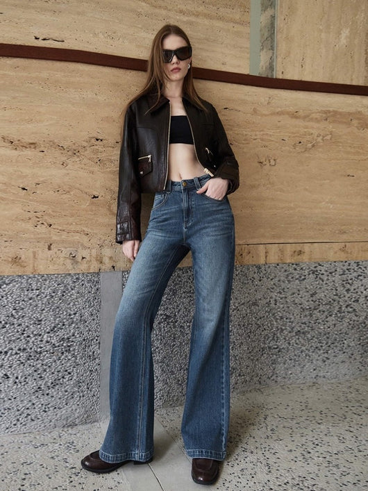 Jeans Skinny Retro Cintura Alta Elástico Tencel - Image 10