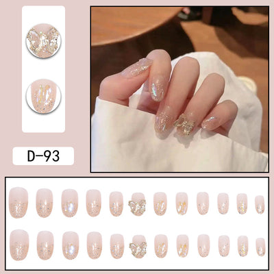 Parches de Uñas Aurora Ice - Diseño Translúcido de Larga Duración - Image 14