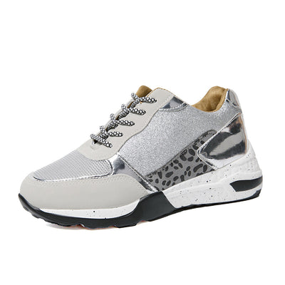 Zapatillas Estilo Vintage con Suela Gruesa y Estampado Leopardo - Image 3