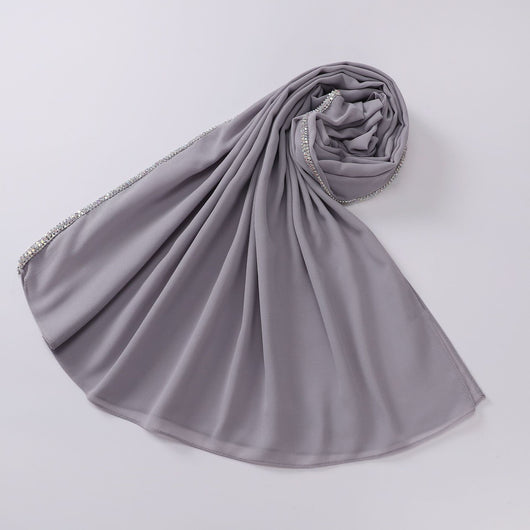 Pañuelo Chifón Malayo Diamond Bright con Bordes Largos - Image 27