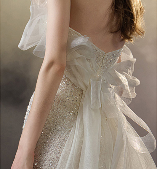 Vestido de Novia Cola Sirena con Sujetador Incorporado - Image 12