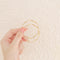 Niche Temperament Big Hoop Earrings Gold