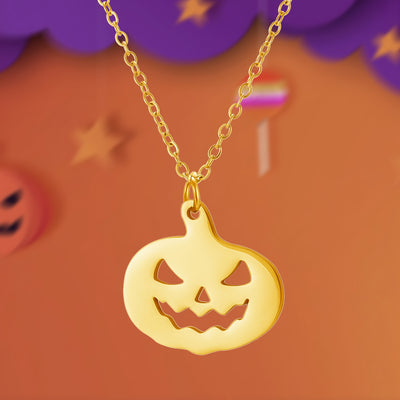 Collar con Dije de Calabaza y Fantasma para Halloween - Image 66