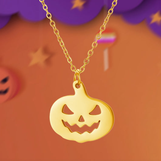 Collar con Dije de Calabaza y Fantasma para Halloween - Image 66