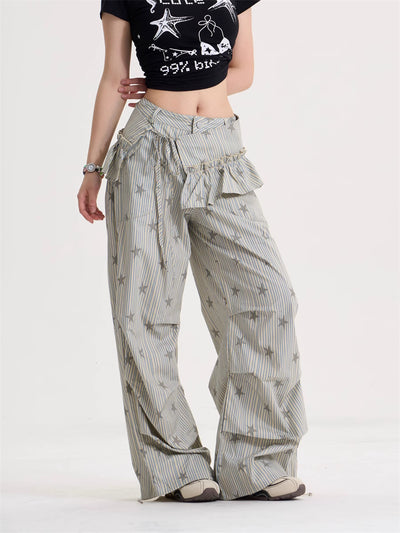 Pantalones Retro Anchos Estilo Americano para Mujer - Cleanfit - Image 11