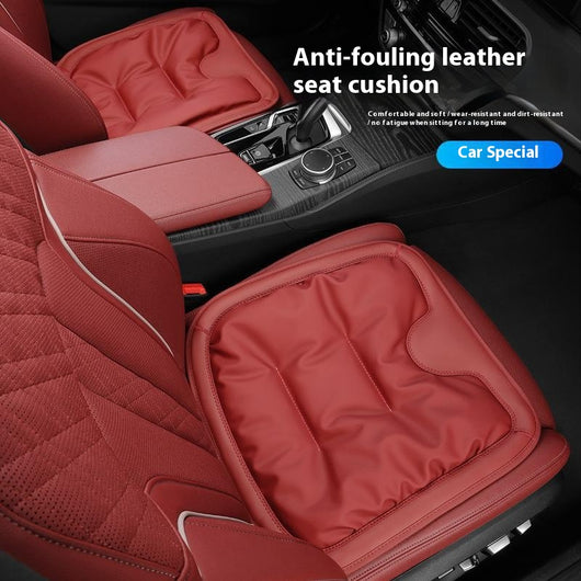 Juego de Cojines para Asiento de Auto en Cuero Antiensuciamiento - Set de 3 Piezas Invierno