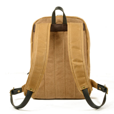 Mochila de Lona Retro con Gran Capacidad para Aventuras al Aire Libre - Image 3
