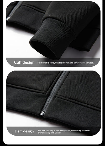 Conjunto Deportivo Casual de Dos Piezas con Cuello Alzado para Hombre - Image 27
