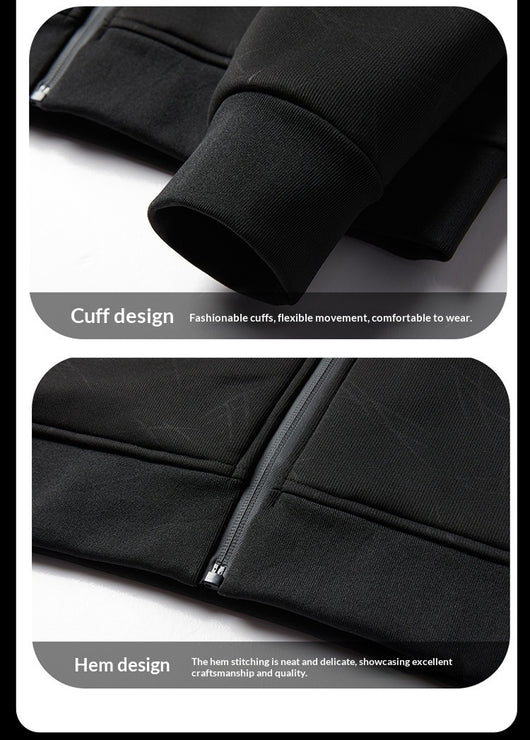 Conjunto Deportivo Casual de Dos Piezas con Cuello Alzado para Hombre - Image 27