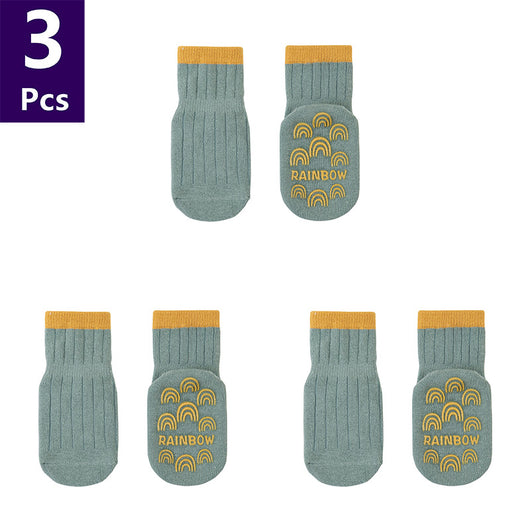 Calcetines para Bebé de Algodón Peinado con Diseños Animados Antideslizantes - Image 9