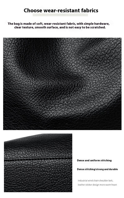 Bolso Retro de Cuero Suave con Gran Capacidad para Llevar al Hombro - Image 12