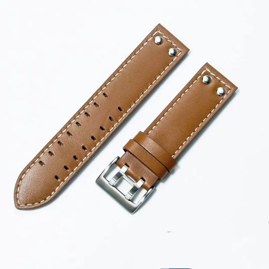 Correa de Reloj Cuero Khaki Field 20-22mm - Primera Capa Premium - Image 2