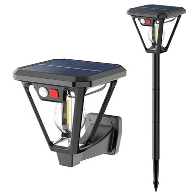 Lámpara Solar de Pared para Jardín con Toma de Corriente - Image 3