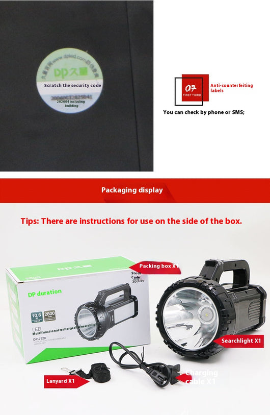 Linterna LED Potente para Emergencias, Camping y Rescate - Image 17
