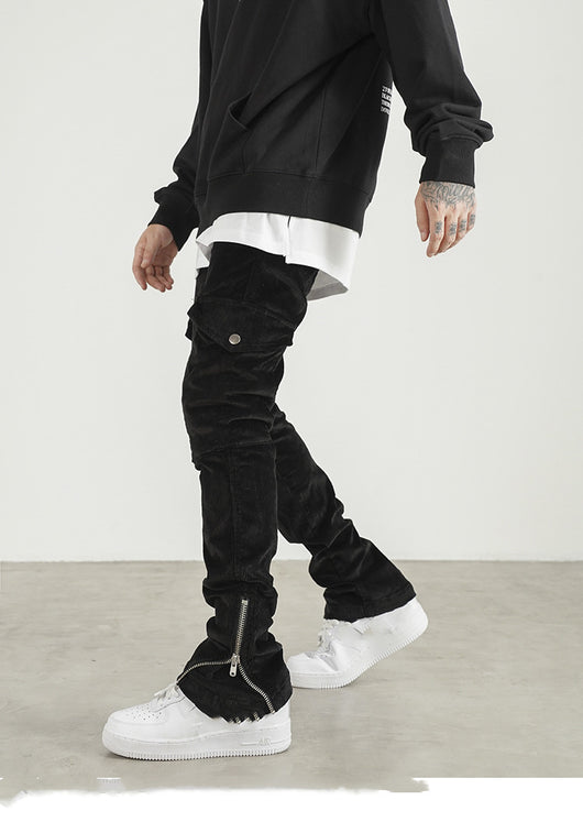 Overol Retro Vintage con Cierre Funcional Slim Fit - Image 11