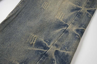 Jeans Flare Desgastados para Hombre - Estilo Vintage Moderno - Image 14