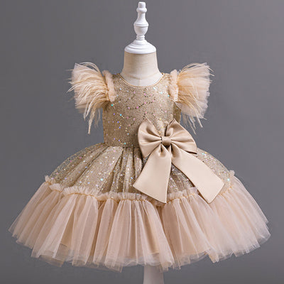 Vestido de Fiesta Infantil con Falda Tul Flores - Colección Verano - Image 3