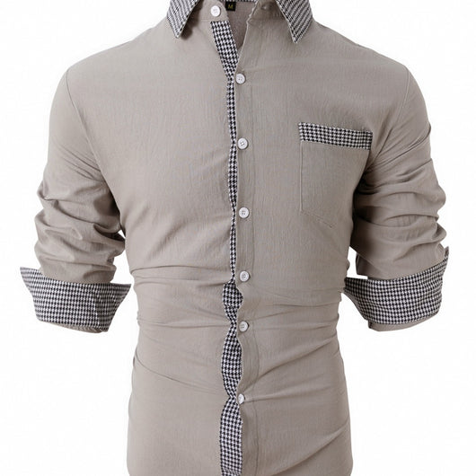 Camisa Casual de Manga Larga para Hombre - Image 3
