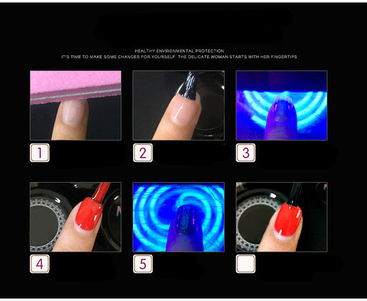 Esmalte de Uñas Termocromático Impermeable - Color Degradado que Cambia con la Temperatura - Image 5