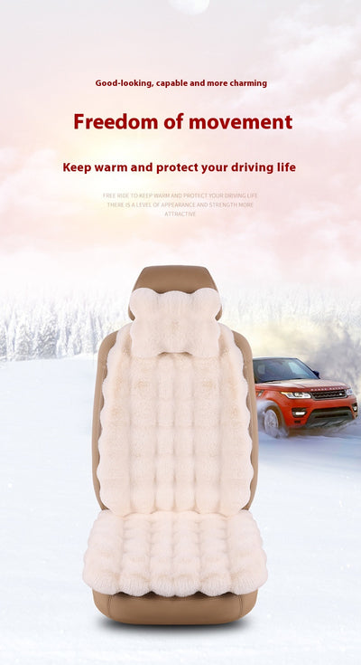Cojín de Asiento de Auto Invierno Velvet Bubble - Calidez y Confort Universal - Image 13