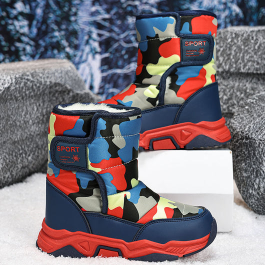 Zapatillas Altas de Camuflaje Unisex para Niños - Image 4
