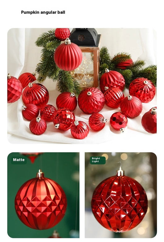 Bola de Navidad Roja Electrochapada - Adorno Colgante para Árbol - Image 27