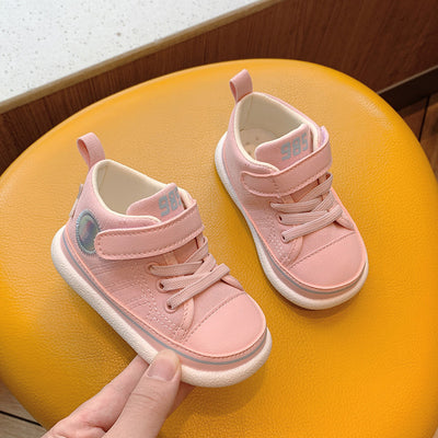 Zapatillas Altas de Lona con Velcro para Niños - Image 4