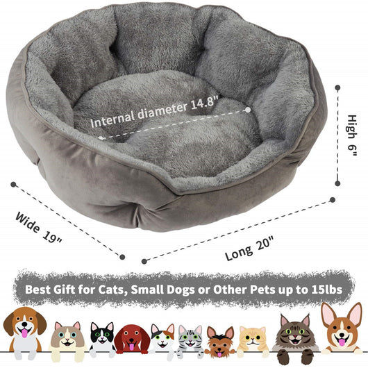 Cama Redonda Acogedora para Mascotas - Image 31