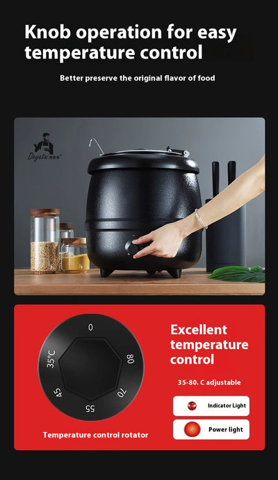 Olla Térmica Eléctrica para Sopas y Caldos con Aislamiento en Acero Inoxidable - Image 8