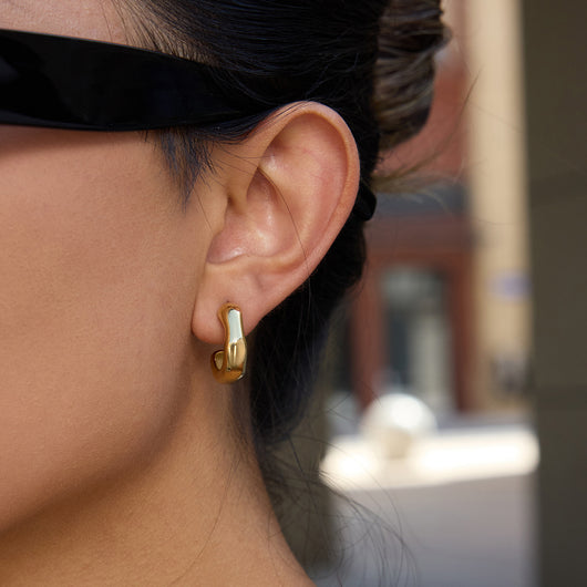 Aretes C Acero Inoxidable Lujo Europeo Minimalista - Image 23