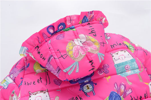 Chaqueta Acolchada con Capucha Graffiti Fashion Plus para Niños - Image 14
