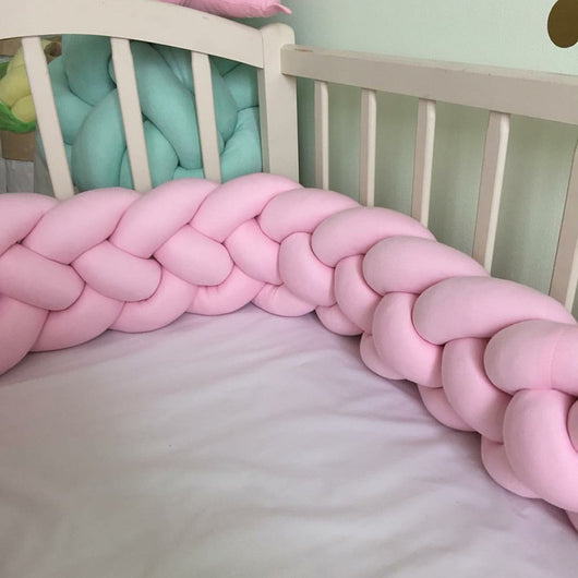Protector de Cama Trenzado Anudado para Niños - Barrera de Seguridad Decorativa - Image 23