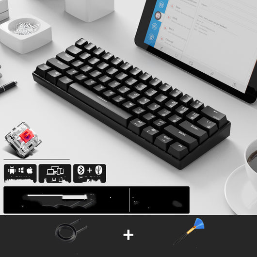 Teclado Mecánico Inalámbrico Dual Mode Bluetooth y Cable con Estuche - Image 7