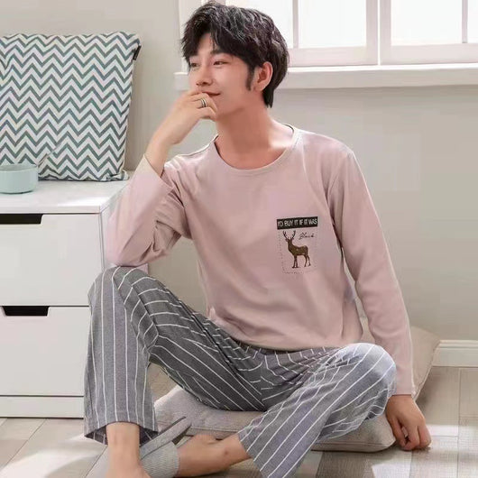 Pijama Largo para Hombre - Ropa de Casa Primavera y Otoño - Image 6