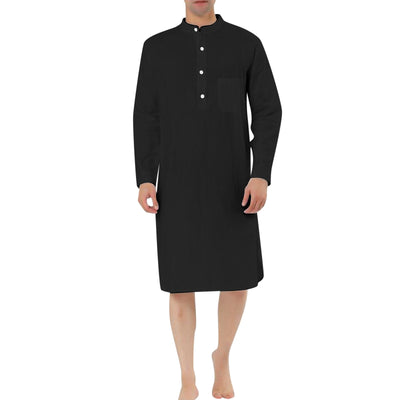 Bata Camisera Clásica con Bolsillos para Hombre - Image 25