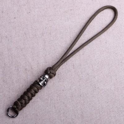 Pulsera Llavero Cuchillo Dao 20CM con Dije de Acero