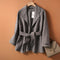 Abrigo de Lana Reversible Elegante para Mujer - Corte Holgado