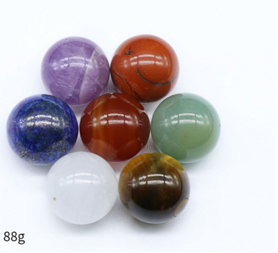 Esfera de Piedra Natural de 7 Chakras 20MM - Caja Presentación - Image 8