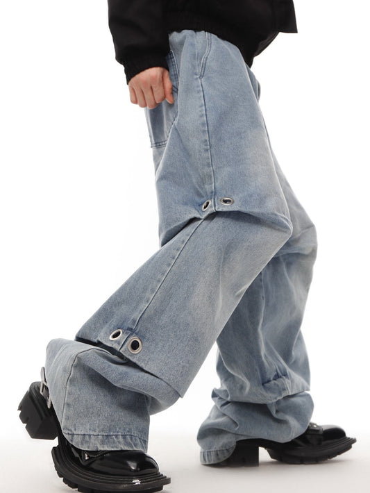 Pantalón Vaquero Cintura Alta Efecto Lavado - Image 2