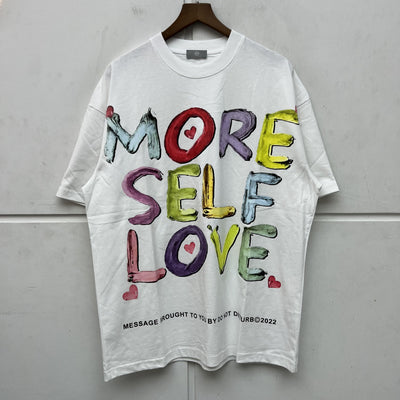 Camiseta Unisex Holgada de Cuello Redondo y Manga Corta