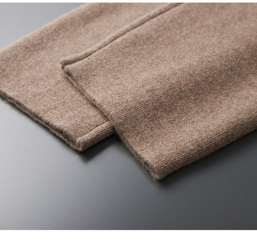 Pantalones de Cachemira Gruesa Talle Alto para Hombre - Image 15